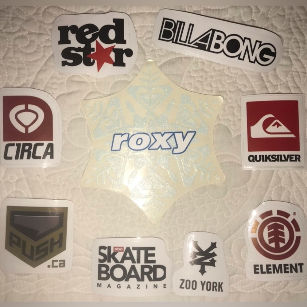 VINTAGE SKATER STICKERS